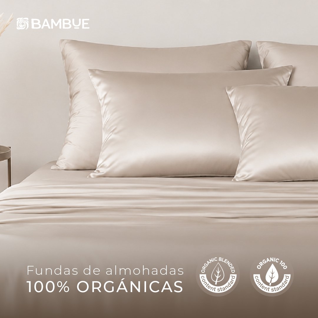 Fundas de almohada 400 Hilos • Taupe - Image 5