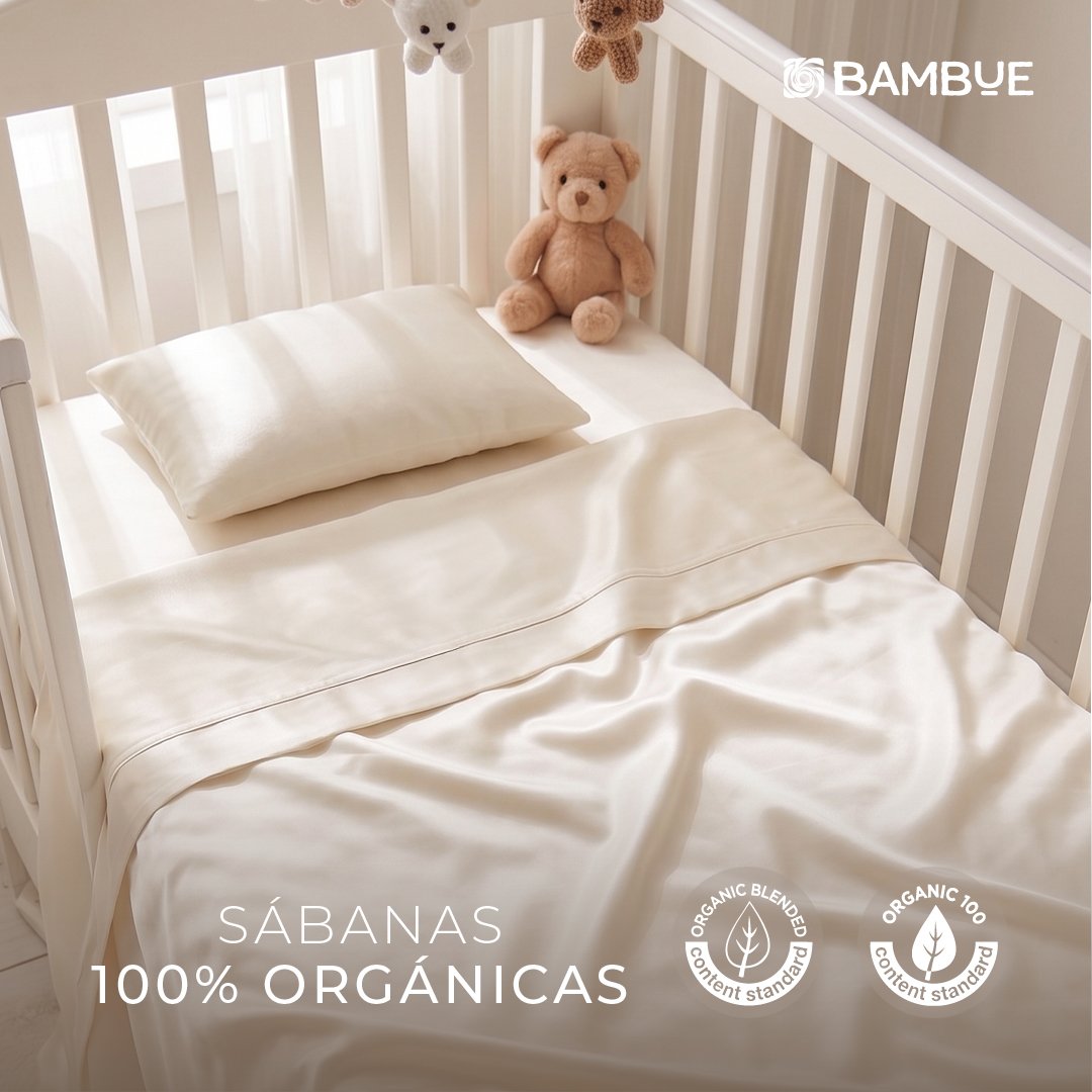 Juego de Sábanas Infantil 300 Hilos • Blanco Perla - Image 5